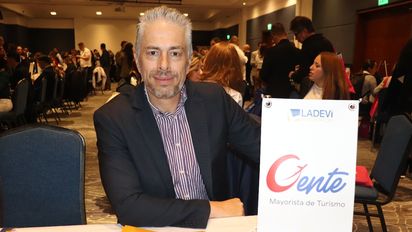 Maximiliano Cristiano, director general de Gente Mayorista de Turismo, presente en el Ladevi Workshop Bogotá.
