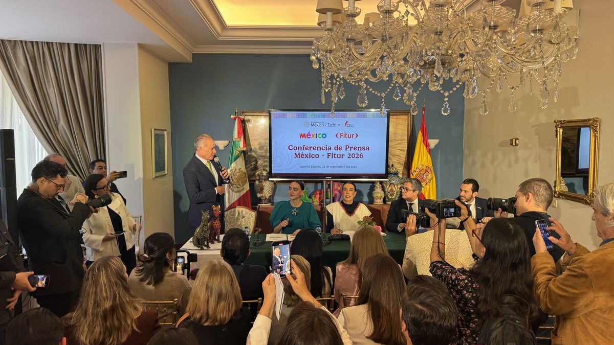 Presentación de México como país socio de Fitur 2026 en la Embajada mexicana en Madrid.