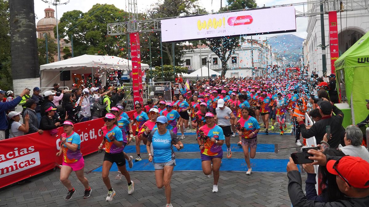 Ibarra, distinguida como destino de turismo deportivo de Latinoamérica. En imágenes, la carrera We Are Women.