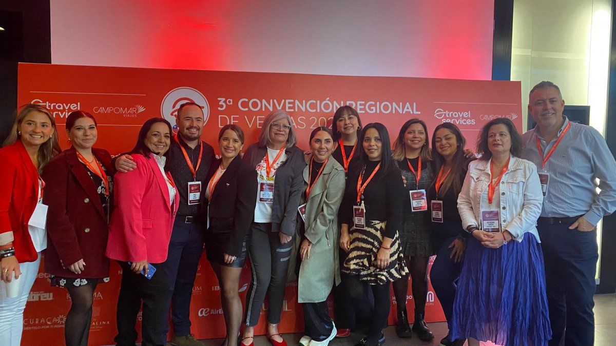 El equipo de Chile de Travel Services.