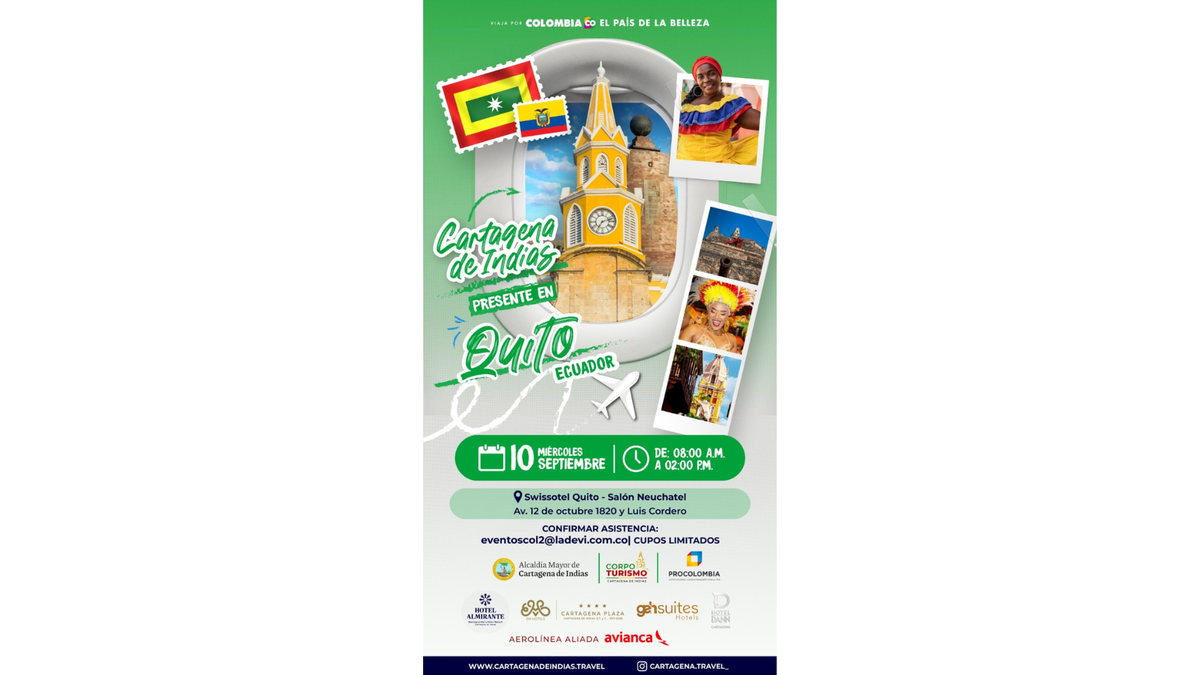 Capacitación de Corpoturismo Cartagena en el Ladevi Workshop en Quito.