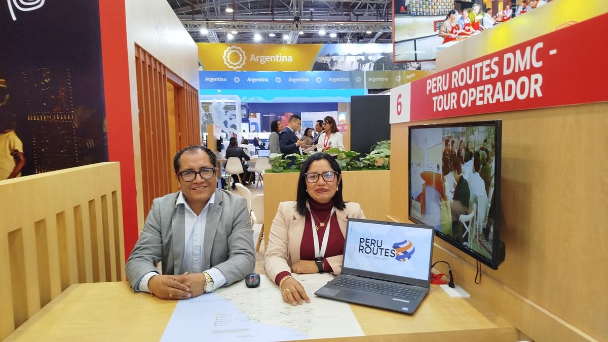 Vladimir Aldave y Cecilia Correa, equipo de Peru Routes.
