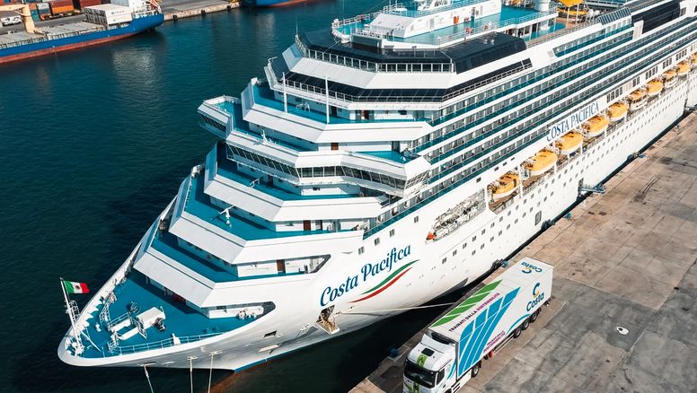 Costa Cruceros realizó las pruebas piloto de descarbonización marítima en los puertos de Génova y Savona.