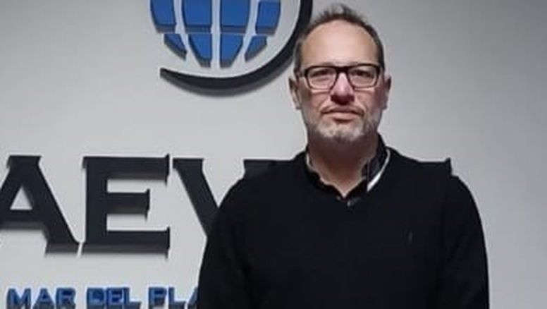 Sebastián Salvia, presidente de Aevyt Mar del Plata y Sudeste.