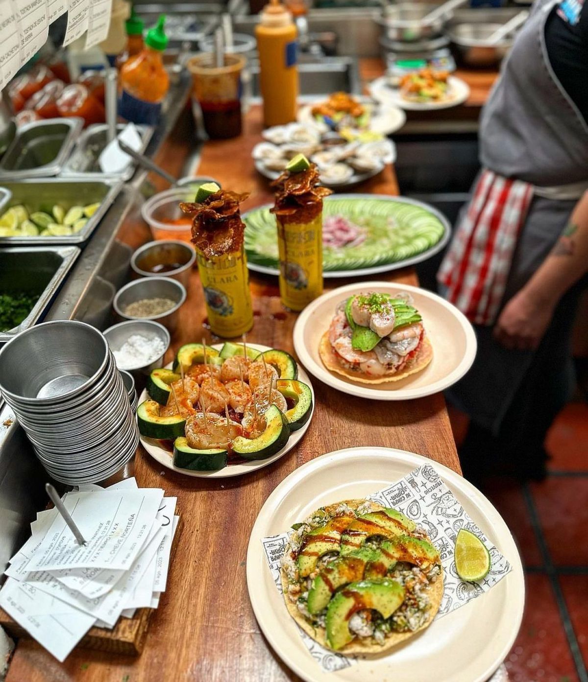 Los pescados y mariscos que sirven en Mi Compa Chava son frescos de la mejor calidad.&nbsp;