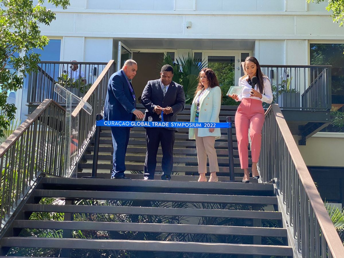 Acto inaugural del Global Trade Symposium 2022 de Curazao.