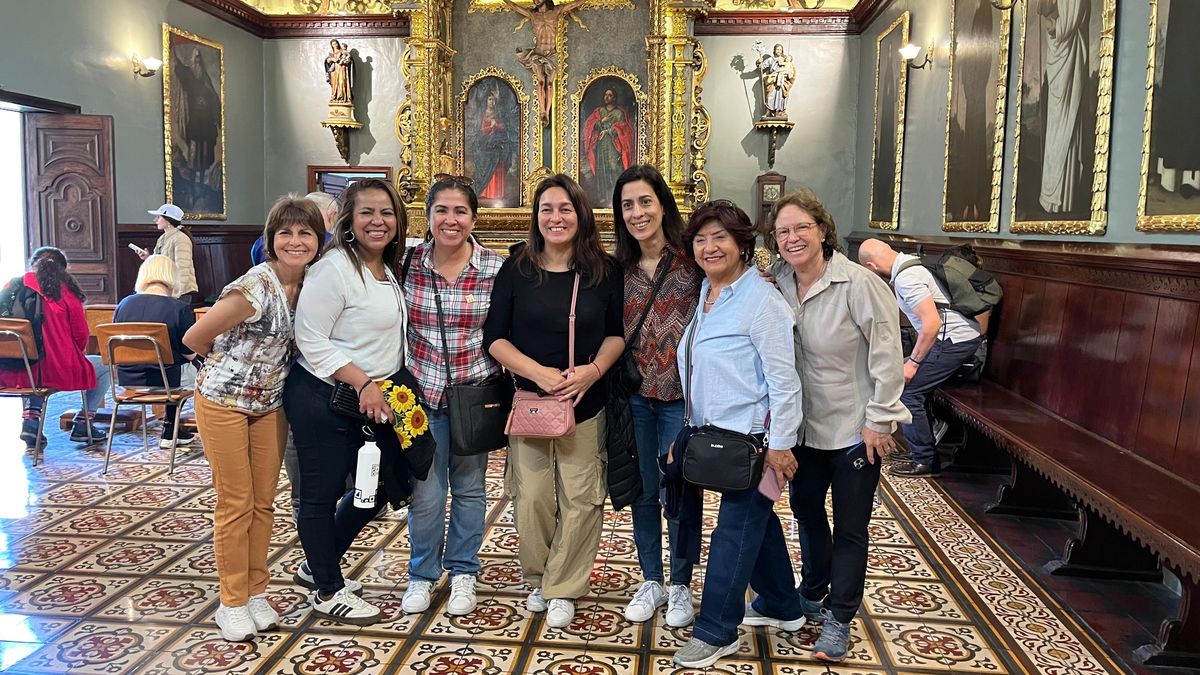 Agentes, instituciones ligadas al turismo, mayoristas y receptivos fueron invitados a la visita guiada del convento.