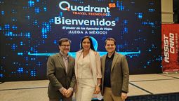 Fernando Ramiro, CEO de Quadrant; Adriana Reyes, CEO de Punta del Este Operadora (PEO); y David Hernández, CEO de PANGEA.