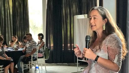 La subsecretaria de Turismo, Verónica Kunze, anunció un plan de promoción internacional.&nbsp;