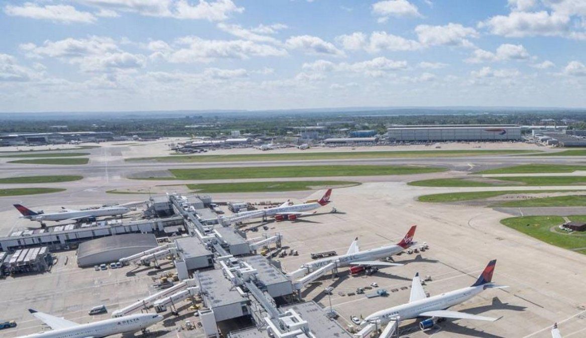 Aeropuerto de Heathrow, la mayor puerta de llegada de los vuelos internacionales al Reino Unido.