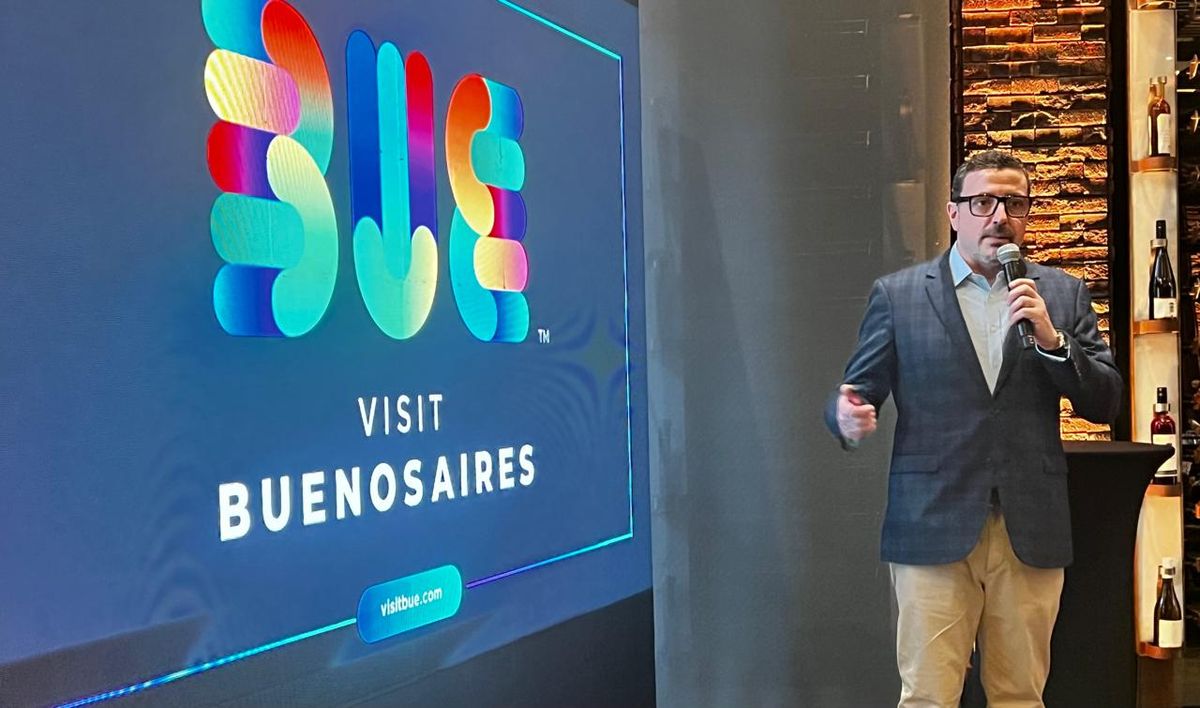 Visit Buenos Aires realizó una presentación a cargo de Fernando Amer, junto con Aerolíneas Argentinas, JetSMART y Sky Airline.
