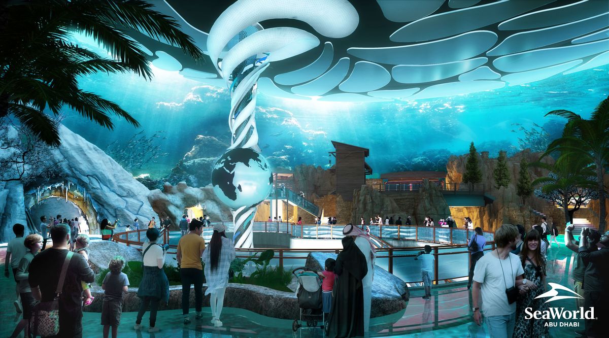 La parte central “One Ocean” de SeaWorld Abu Dhabi unirá seis hábitats del parque y cada uno de ellos contará una historia basada en la interconectividad de la vida en el planeta y en nuestros océanos.