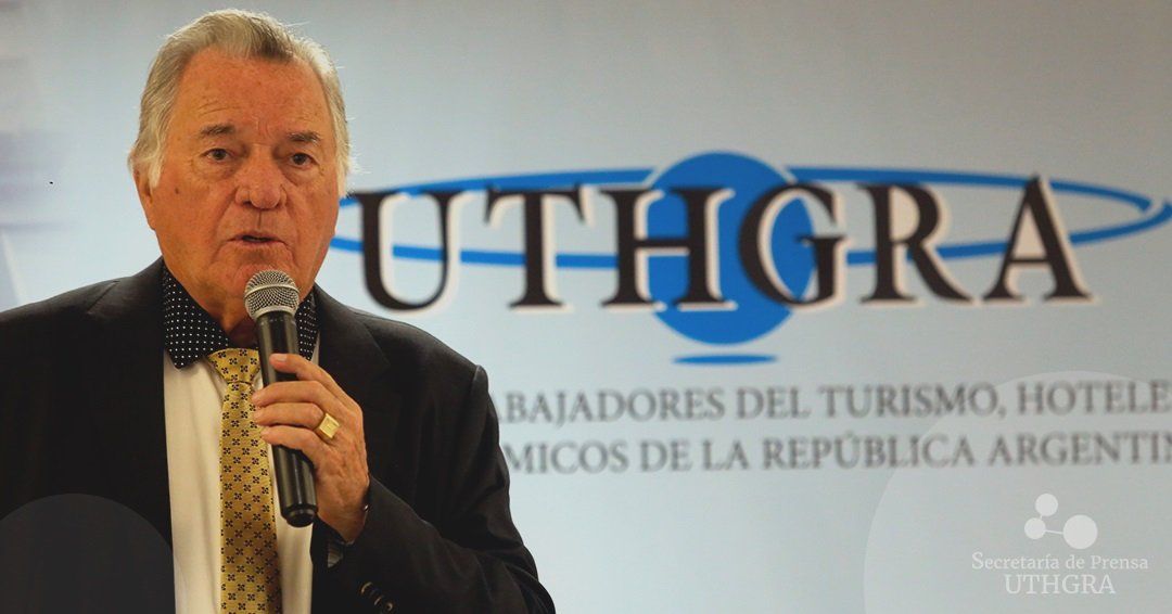 El sindicalista Luis Barrionuevo, secretario general de Uthgra, impulsaba la medida de fuerza en todo el país.&nbsp;