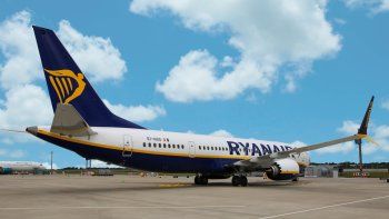 Avión de la flota de Ryanair que cubrirá la ruta Valencia-Rabat.