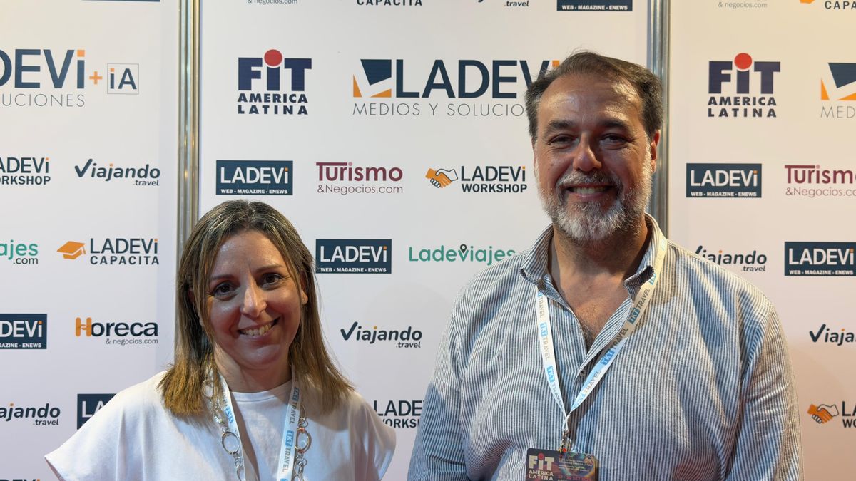 Silvina Mariel Volonte, gerente comercial de TKT.Travel; y Gustavo Sánchez, CEO-Fundador de TKT.Travel. Silvina Mariel Volonte, gerente comercial de TKT.Travel; y Gustavo Sánchez, CEO-Fundador de TKT.Travel.