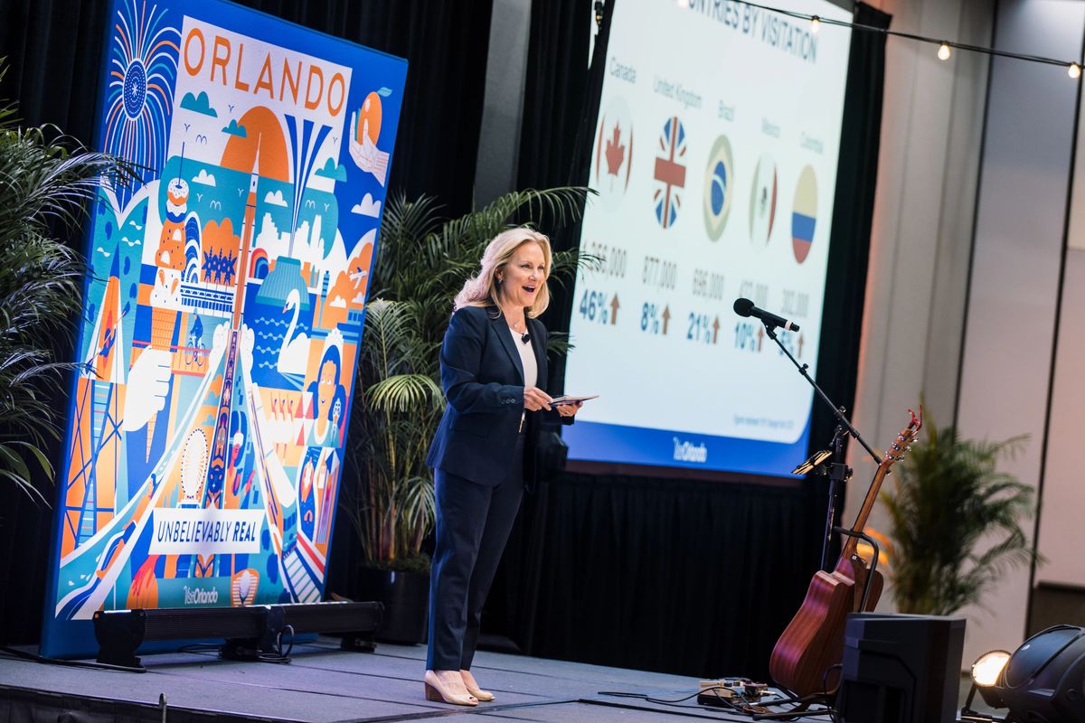 Casandra Matej, presidenta y CEO de Visit Orlando.