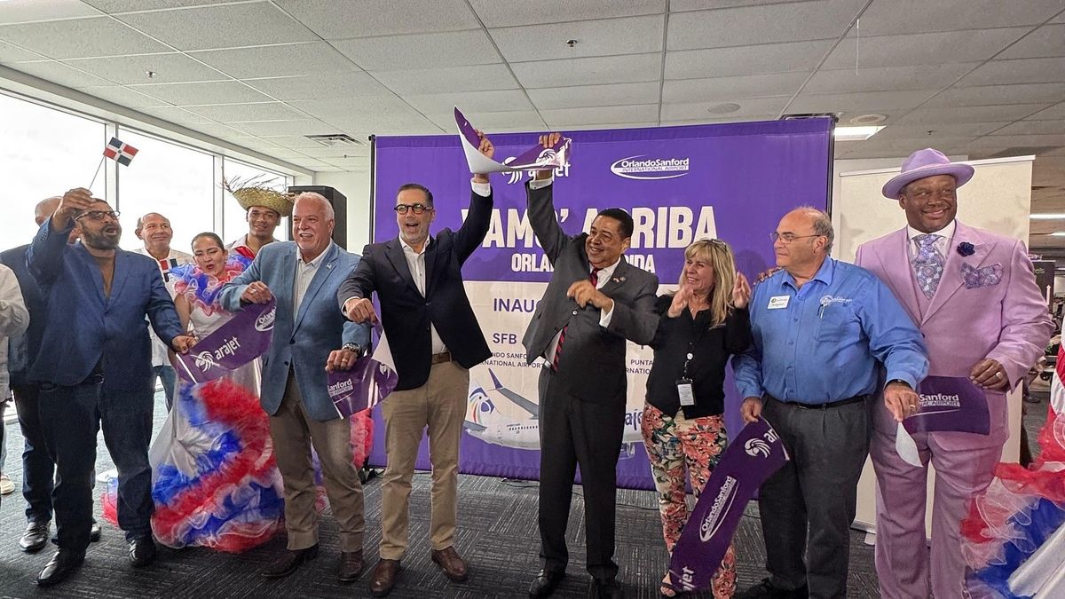 Arajet inaugura su nueva ruta a Orlando Sanford conectando Florida Central con seis destinos en Latinoamérica. &nbsp;