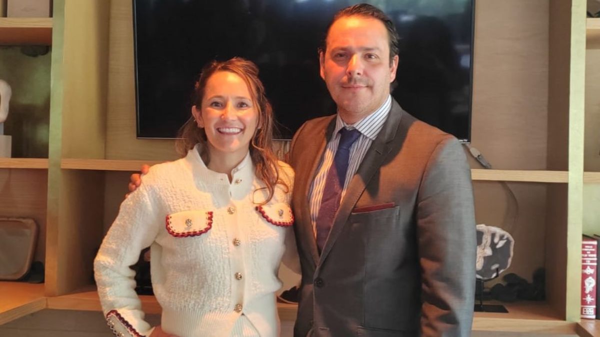 Blanca de la Garza y Javier Galicia, de Expo Mayoristas.