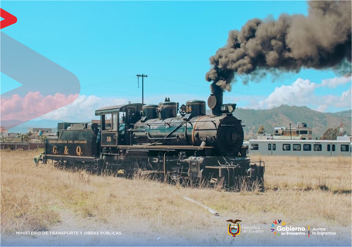 El Ministerio de Transporte y Obras Públicas adelantó el proceso de traspaso de bienes de Tren Ecuador para su reactivación. 
