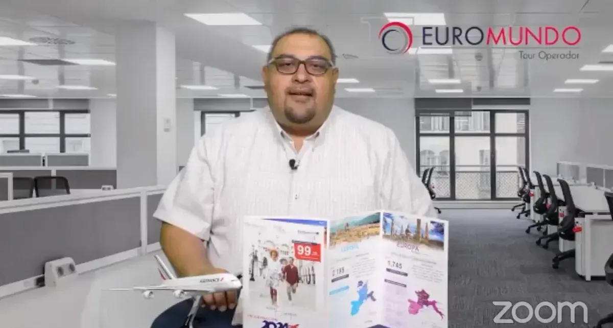 El director de producto aéreo de Euromundo, Rubén González, comentó las novedades en los bloqueos en Europa para 2024. El director de producto aéreo de Euromundo, Rubén González, comentó las novedades en los bloqueos en Europa para 2024.