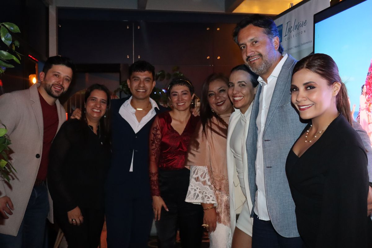 Equipo de Hyatt Inclusive Collection y los representantes de algunas propiedades de la cadena en Cancún.