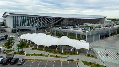 La nueva terminal de Partidas del Aeropuerto de Ezeiza.