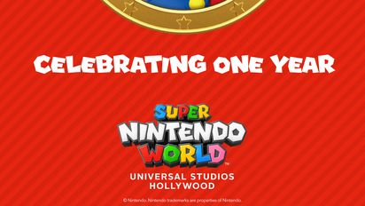 Universal Studios Hollywood: eventos y novedades para celebrar el primer aniversario de Super Nintendo World