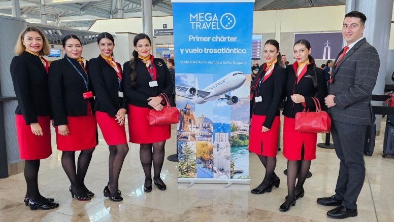 Mega Travel marcó un hito en su historia al inaugurar su primer vuelo trasatlántico desde el Aeropuerto Internacional Felipe Ángeles (AIFA).
