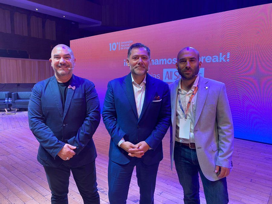 Marcelo Costa, Marcelo Capdevila y Matías Duek.