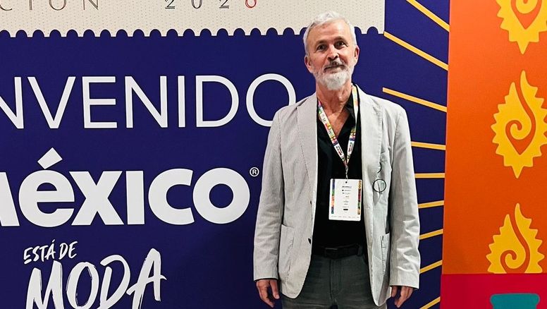 El Head of Expansion para las Américas de Jumbo Tours, Mario Ponticelli, durante su reciente participación en el Tianguis Turístico de México.