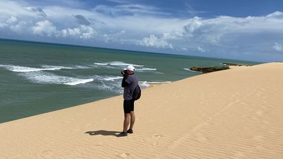 Durante el press trip organizado por Kaishi travel el grupo conoció las dunas de Taroa en el corazón de La Guajira.