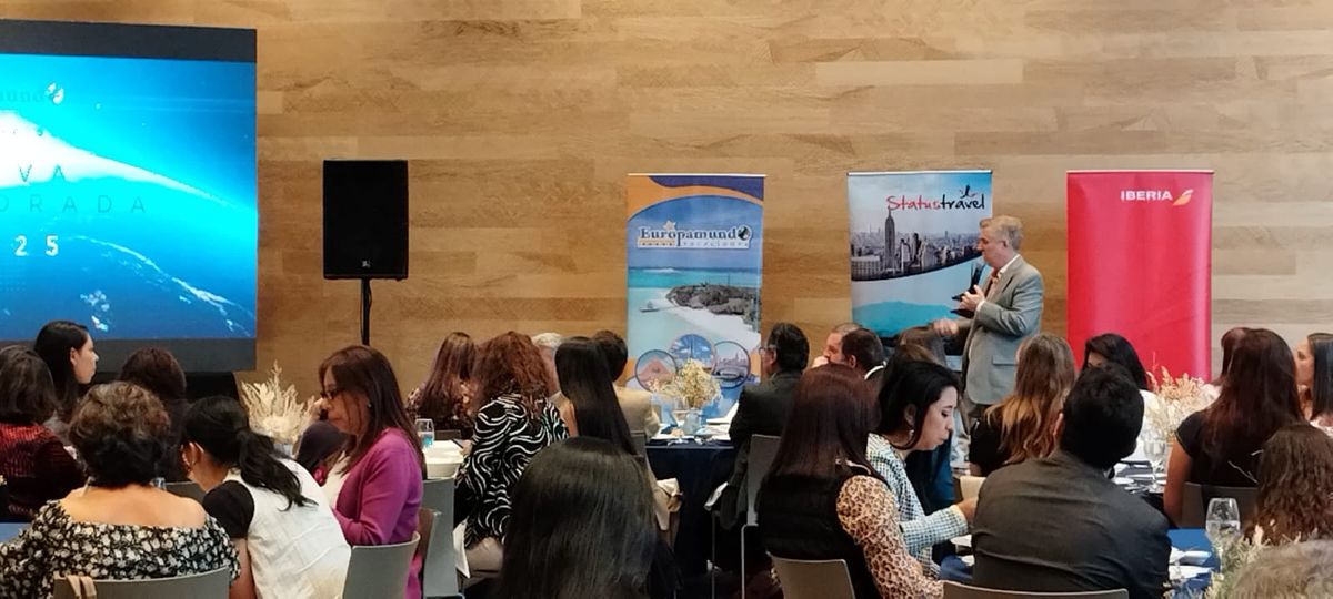 Lucas Ozuna, director comercial de Europamundo Vacaciones para toda Latinoamérica expuso más de 600 novedades sobre sus destinos.