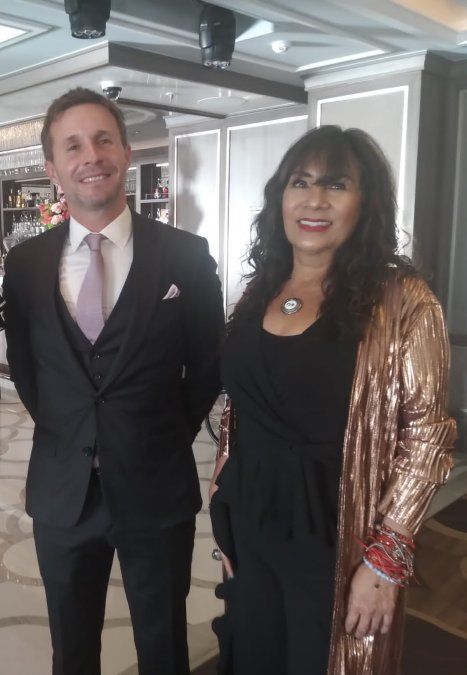 Charlie Ryan y Ruth Leal, de Princess Cruises.