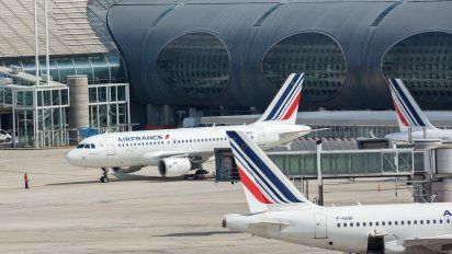 Aviones de Air France en Charles de Gaulle.
