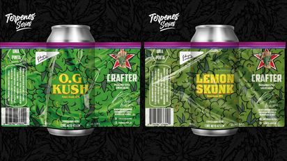Crafter lanzó tres cervezas de cannabis.