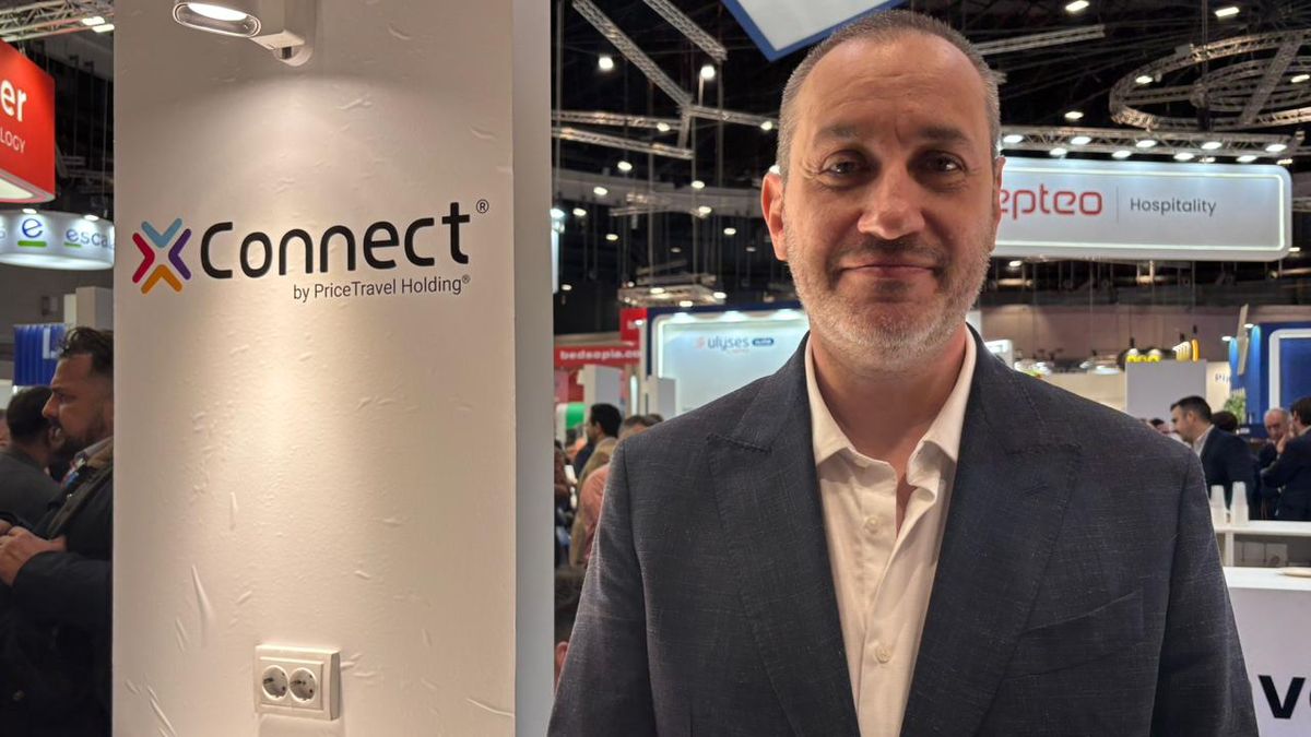 Rafael Durán, director general de operaciones PriceTravel Holding, en Fitur 2026.