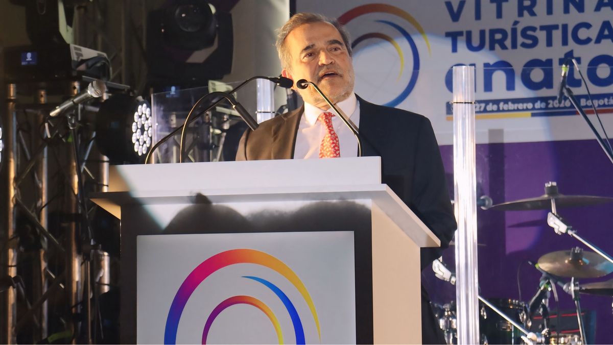 Óscar Rueda en la celebración de los 45 años de la Vitrina Turística Anato.