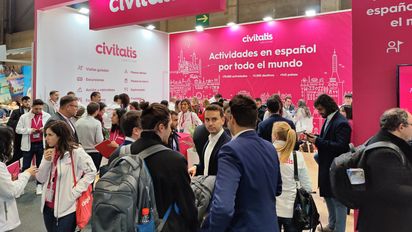 Stand de Civitatis en Fitur.