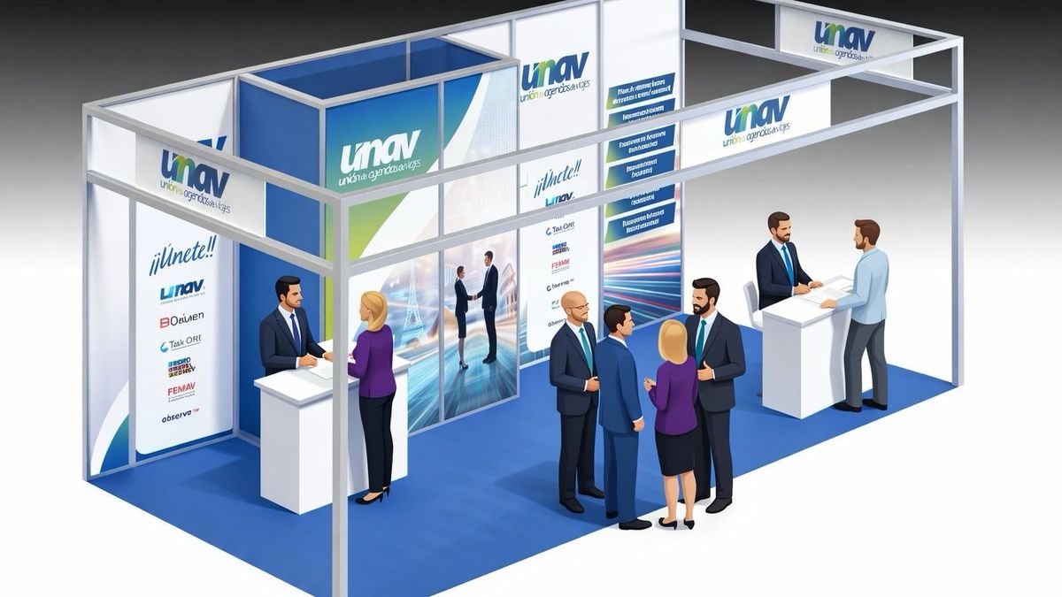 Así será el stand de UNAV en Fitur 2026