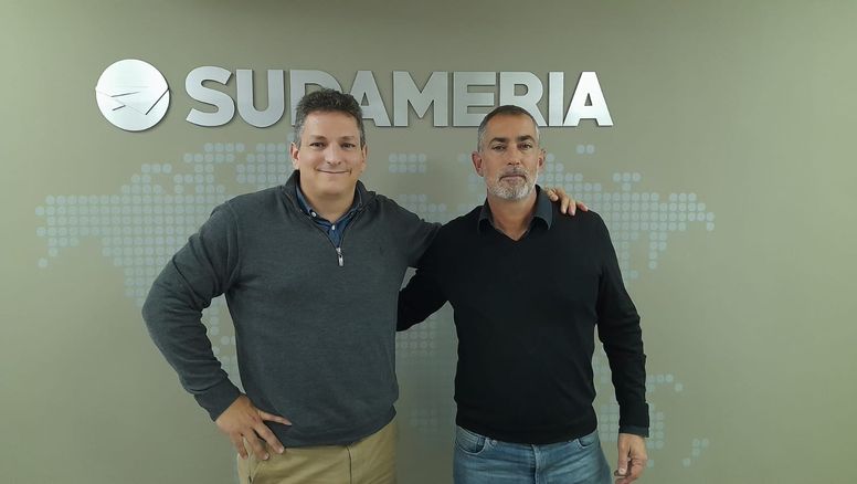 Flavio Novara y Guillermo Caporalini, socios gerentes de Sudameria.