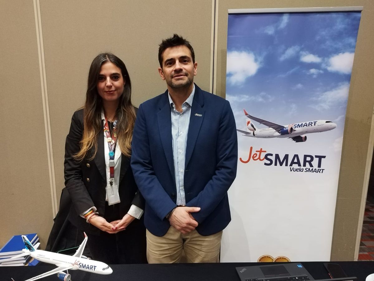 Gnetwork360 SCL 2025: JetSMART fue una de las aerolineas presentes.