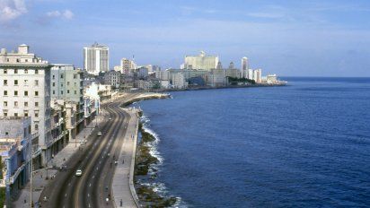 El malecón de La Habana.