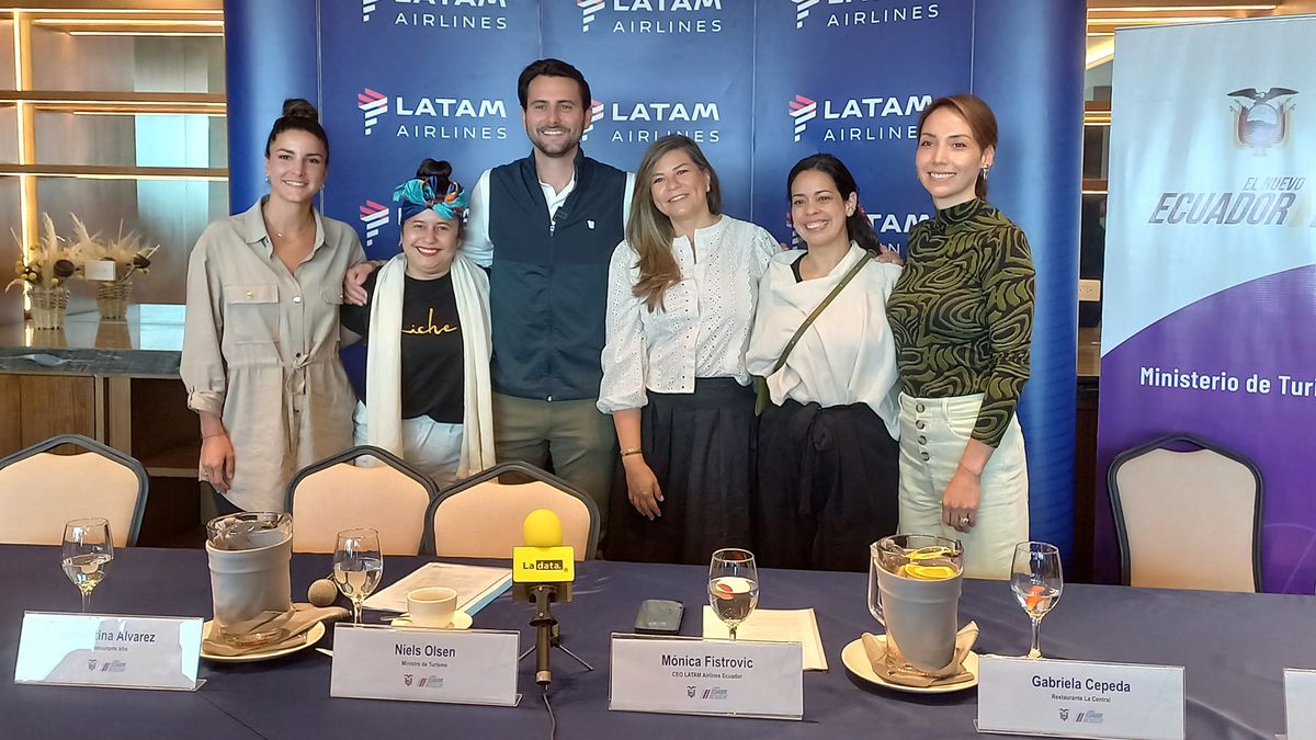 LATAM y el Ministerio de Turismo presentaron el programa Sabores que Transportan, en una rueda de prensa. - Ladevi Medios y Soluciones LATAM y el Ministerio de Turismo presentaron el programa Sabores que Transportan, en una rueda de prensa.