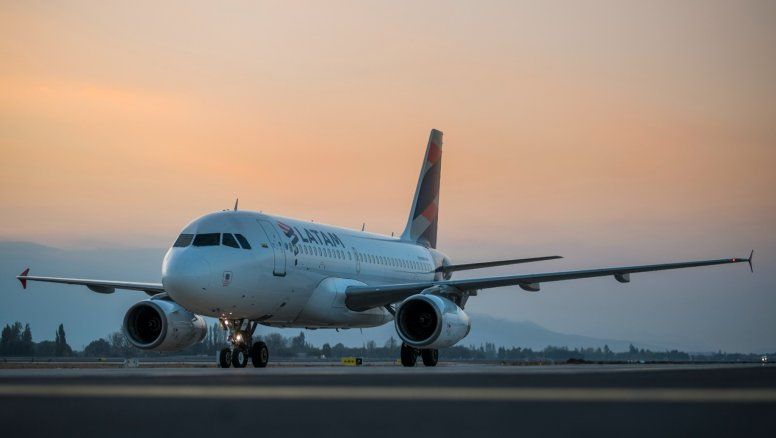 Uno de los Airbus A320 de Latam Airlines.