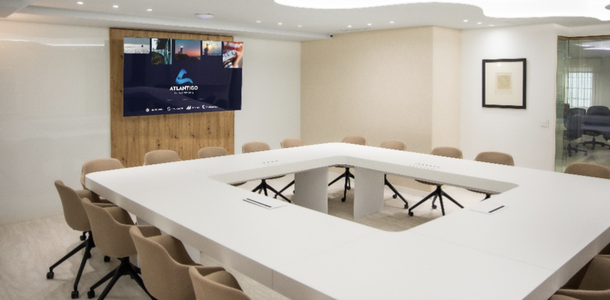 Nuevas oficinas del Grupo Atlantigo en el centro de Madrid.