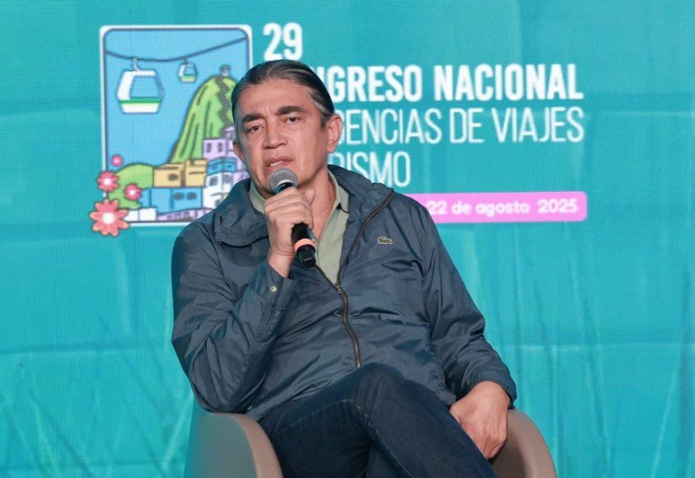 Gustavo Bolívar, precandidato presidencial, participó en el panel organizado en el marco del Congreso Nacional de Anato 2025.&nbsp;