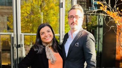 Luciana Barbosa, directora de Ventas, y Anton Moore, gerente general del famoso hotel Gansevoort Meatpacking de Nueva York.