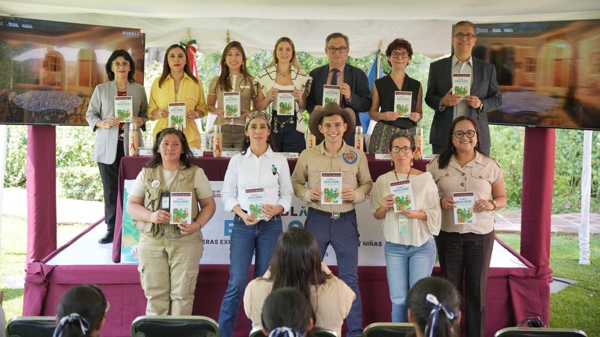La Secretaría de Desarrollo Turístico de Puebla presentó el libro EKOLOKID, una guía educativa infantil que promueve el turismo comunitario.