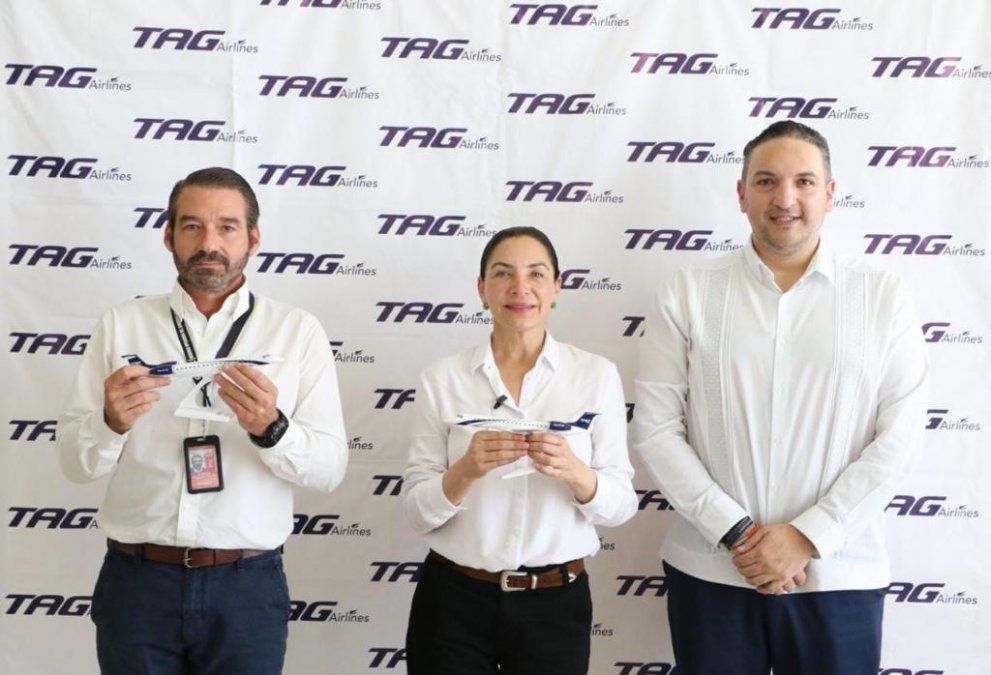 TAG Airlines anuncia vuelo Guatemala-Tuxtla Gutiérrez.