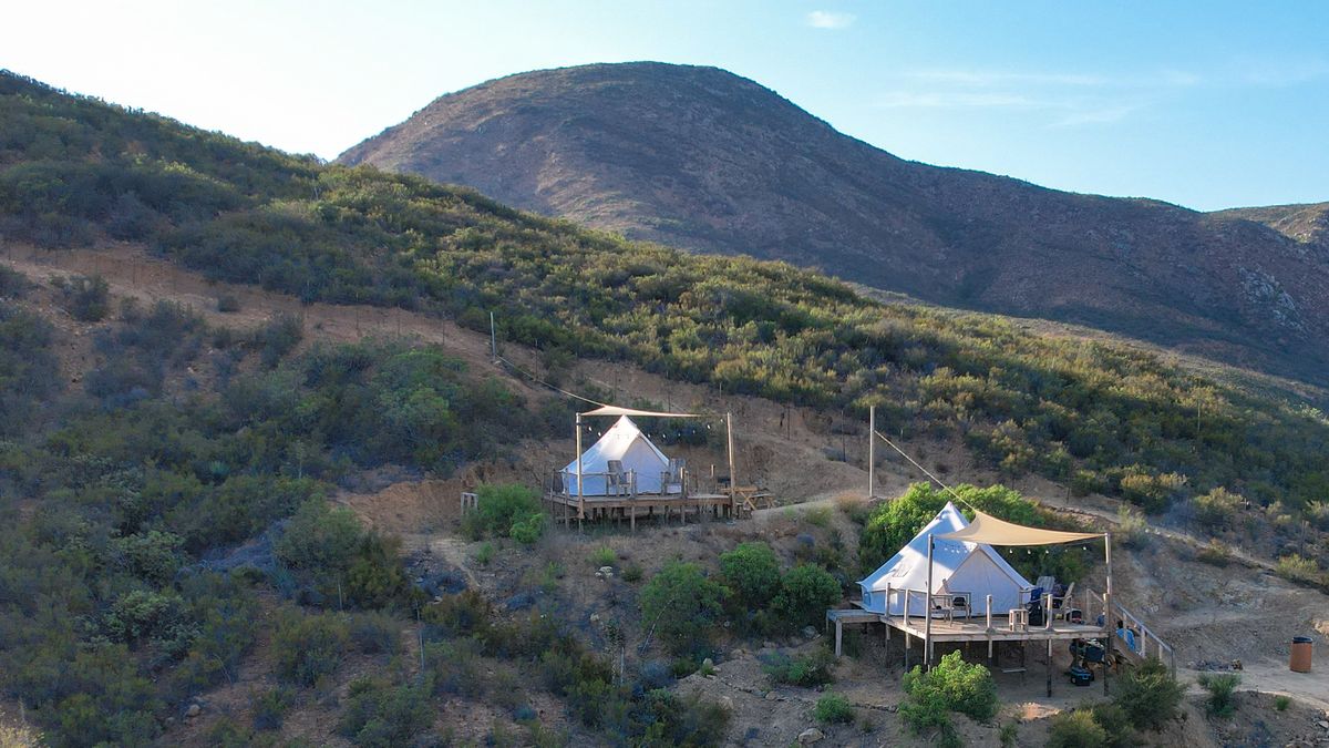 Baja California: campings, caba\u00f1as y ranchos en El M\u00e9dano